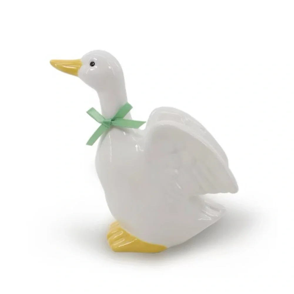 Ceramic white Ducks “Large Set of 3”